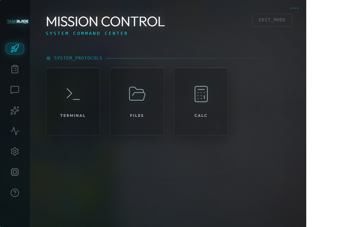 TaskBlade Mission Control